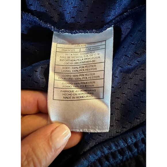 Nike Men's M Blue Athletic‎ Training Shorts Mesh Breathable Elastic Drawstring - Picture 3 of 5